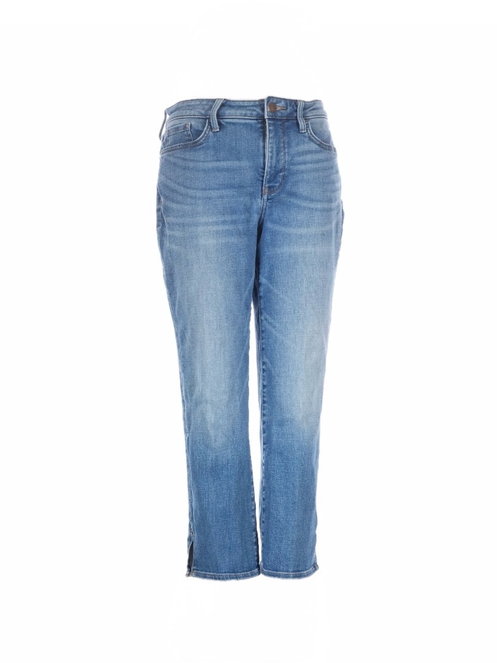 NYDJ Straight Leg Jeans | Light Wash | Cropped | Size 8 Short
